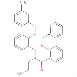 926025-10-7  Benzamide,N-(2-aminoethyl)-N-[[2-[(3-methylphenyl)methoxy]phenyl]methyl]-2-(phenylmethoxy)-