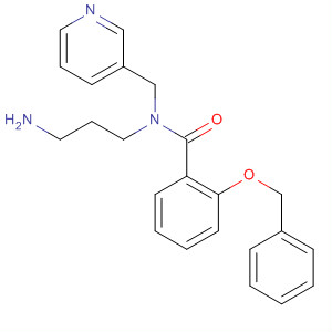 926025-31-2  Benzamide,N-(3-aminopropyl)-2-(phenylmethoxy)-N-(3-pyridinylmethyl)-