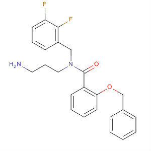 926025-38-9  Benzamide,N-(3-aminopropyl)-N-[(2,3-difluorophenyl)methyl]-2-(phenylmethoxy)-