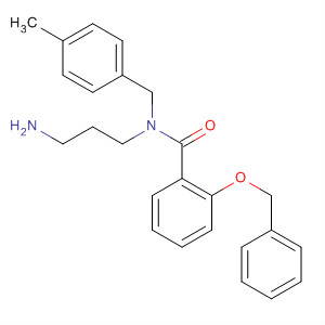 926025-39-0  Benzamide,N-(3-aminopropyl)-N-[(4-methylphenyl)methyl]-2-(phenylmethoxy)-