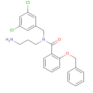 926025-42-5  Benzamide,N-(3-aminopropyl)-N-[(3,5-dichlorophenyl)methyl]-2-(phenylmethoxy)-