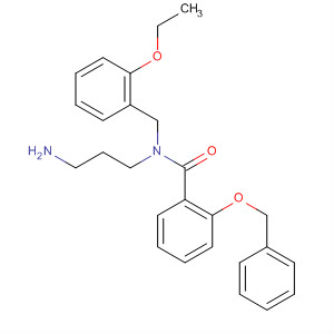 926025-67-4  Benzamide,N-(3-aminopropyl)-N-[(2-ethoxyphenyl)methyl]-2-(phenylmethoxy)-