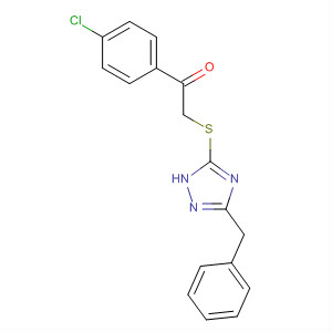 926042-29-7  Ethanone,1-(4-chlorophenyl)-2-[[3-(phenylmethyl)-1H-1,2,4-triazol-5-yl]thio]-
