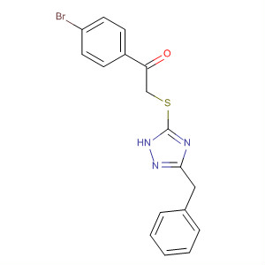 926042-30-0  Ethanone,1-(4-bromophenyl)-2-[[3-(phenylmethyl)-1H-1,2,4-triazol-5-yl]thio]-