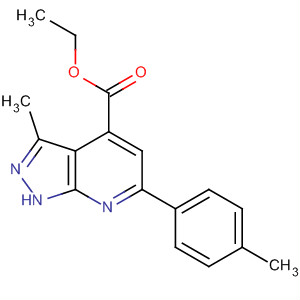 926282-90-8  1H-Pyrazolo[3,4-b]pyridine-4-carboxylic acid,3-methyl-6-(4-methylphenyl)-, ethyl ester