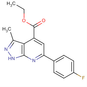 926282-91-9  1H-Pyrazolo[3,4-b]pyridine-4-carboxylic acid,6-(4-fluorophenyl)-3-methyl-, ethyl ester