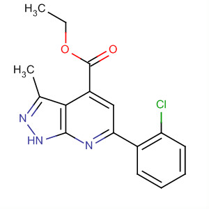 926282-94-2  1H-Pyrazolo[3,4-b]pyridine-4-carboxylic acid,6-(2-chlorophenyl)-3-methyl-, ethyl ester
