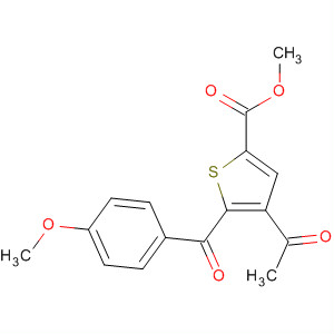 926927-30-2  2-Thiophenecarboxylic acid, 4-acetyl-5-(4-methoxybenzoyl)-, methylester 926927-30-2  2-Thiophenecarboxylic acid, 4-acetyl-5-(4-methoxybenzoyl)-, methylester