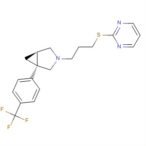 927439-06-3  3-Azabicyclo[3.1.0]hexane,3-[3-(2-pyrimidinylthio)propyl]-1-[4-(trifluoromethyl)phenyl]-, (1S,5R)-