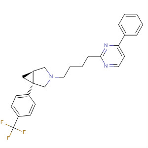 927439-26-7  3-Azabicyclo[3.1.0]hexane,3-[4-(4-phenyl-2-pyrimidinyl)butyl]-1-[4-(trifluoromethyl)phenyl]-, (1S,5R)-