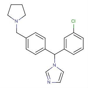 927689-95-0  1H-Imidazole, 1-[(3-chlorophenyl)[4-(1-pyrrolidinylmethyl)phenyl]methyl]-
