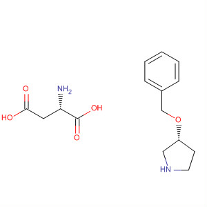 927819-97-4  L-Aspartic acid, compd. with (3R)-3-(phenylmethoxy)pyrrolidine (1:1)