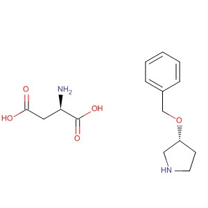 927819-98-5  D-Aspartic acid, compd. with (3R)-3-(phenylmethoxy)pyrrolidine (1:1)