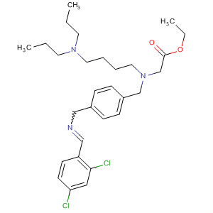 927885-42-5  Glycine,N-[[4-[[[(2,4-dichlorophenyl)methylene]amino]methyl]phenyl]methyl]-N-[4-(dipropylamino)butyl]-, ethyl ester
