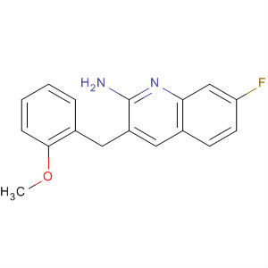 927891-00-7  2-Quinolinamine, 7-fluoro-3-[(2-methoxyphenyl)methyl]-