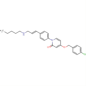 927892-26-0  2(1H)-Pyridinone,1-[4-[(1E)-3-(butylmethylamino)-1-propen-1-yl]phenyl]-4-[(4-chlorophenyl)methoxy]-