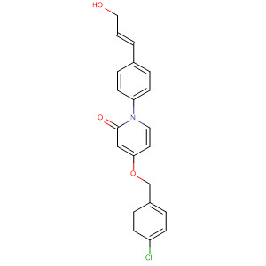 927892-76-0  2(1H)-Pyridinone,4-[(4-chlorophenyl)methoxy]-1-[4-[(1E)-3-hydroxy-1-propen-1-yl]phenyl]-