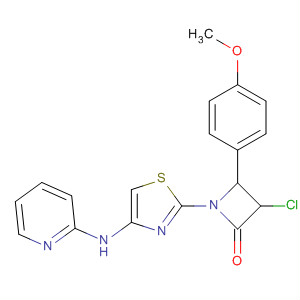 928032-41-1  2-Azetidinone,3-chloro-4-(4-methoxyphenyl)-1-[4-(2-pyridinylamino)-2-thiazolyl]-