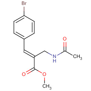 928033-58-3  2-Propenoic acid, 2-[(acetylamino)methyl]-3-(4-bromophenyl)-, methylester, (2E)-