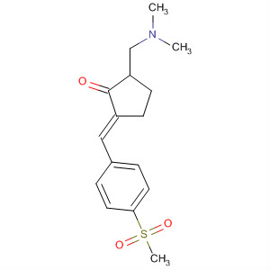 928039-60-5  Cyclopentanone,2-[(dimethylamino)methyl]-5-[[4-(methylsulfonyl)phenyl]methylene]-,(5E)-