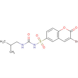 928046-07-5  2H-1-Benzopyran-6-sulfonamide,3-bromo-N-[[(2-methylpropyl)amino]carbonyl]-2-oxo-