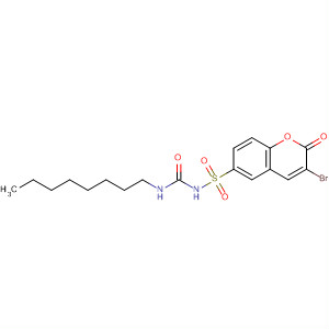 928046-09-7  2H-1-Benzopyran-6-sulfonamide,3-bromo-N-[(octylamino)carbonyl]-2-oxo-