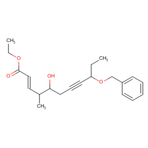 928050-52-6  2-Undecen-7-ynoic acid, 5-hydroxy-4-methyl-9-(phenylmethoxy)-, ethylester, (2E,4S,5S,9S)- 928050-52-6  2-Undecen-7-ynoic acid, 5-hydroxy-4-methyl-9-(phenylmethoxy)-, ethylester, (2E,4S,5S,9S)-