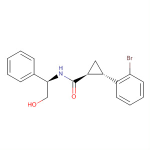 928054-83-5  Cyclopropanecarboxamide,2-(2-bromophenyl)-N-[(1R)-2-hydroxy-1-phenylethyl]-, (1S,2S)-
