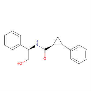 928055-00-9  Cyclopropanecarboxamide, N-[(1R)-2-hydroxy-1-phenylethyl]-2-phenyl-,(1S,2S)-