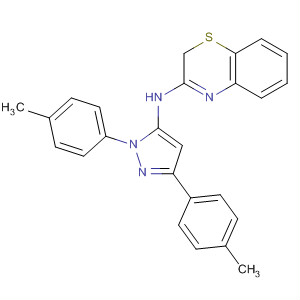 918968-13-5  2H-1,4-Benzothiazin-3-amine,N-[1,3-bis(4-methylphenyl)-1H-pyrazol-5-yl]-