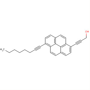 918973-90-7  2-Propyn-1-ol, 3-[6-(1-octyn-1-yl)-1-pyrenyl]-