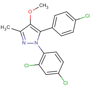 919004-04-9  1H-Pyrazole,5-(4-chlorophenyl)-1-(2,4-dichlorophenyl)-4-methoxy-3-methyl-