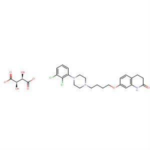 919077-09-1  2(1H)-Quinolinone,7-[4-[4-(2,3-dichlorophenyl)-1-piperazinyl]butoxy]-3,4-dihydro-,(2R,3R)-2,3-dihydroxybutanedioate (1:1)