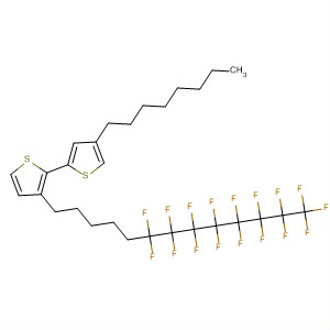 919079-97-3  2,2'-Bithiophene,3-(6,6,7,7,8,8,9,9,10,10,11,11,12,12,13,13,13-heptadecafluorotridecyl)-4'-octyl- 919079-97-3  2,2'-Bithiophene,3-(6,6,7,7,8,8,9,9,10,10,11,11,12,12,13,13,13-heptadecafluorotridecyl)-4'-octyl-