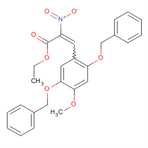 919082-28-3  2-Propenoic acid, 3-[4-methoxy-2,5-bis(phenylmethoxy)phenyl]-2-nitro-,ethyl ester