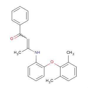 919083-14-0  2-Buten-1-one, 3-[[2-(2,6-dimethylphenoxy)phenyl]amino]-1-phenyl-