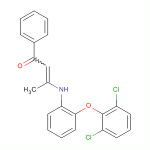 919083-16-2  2-Buten-1-one, 3-[[2-(2,6-dichlorophenoxy)phenyl]amino]-1-phenyl-