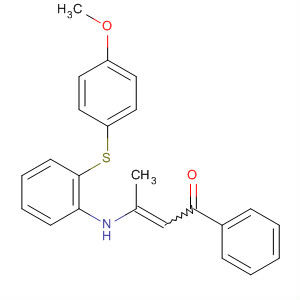 919083-28-6  2-Buten-1-one, 3-[[2-[(4-methoxyphenyl)thio]phenyl]amino]-1-phenyl-