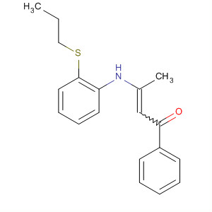 919083-33-3  2-Buten-1-one, 1-phenyl-3-[[2-(propylthio)phenyl]amino]-
