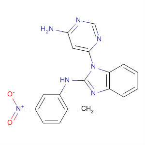 919084-00-7  1H-Benzimidazol-2-amine,1-(6-amino-4-pyrimidinyl)-N-(2-methyl-5-nitrophenyl)-