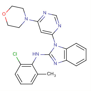 919084-48-3  1H-Benzimidazol-2-amine,N-(2-chloro-6-methylphenyl)-1-[6-(4-morpholinyl)-4-pyrimidinyl]-