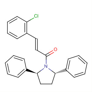 919087-11-9  2-Propen-1-one,3-(2-chlorophenyl)-1-[(2S,5S)-2,5-diphenyl-1-pyrrolidinyl]-, (2E)-