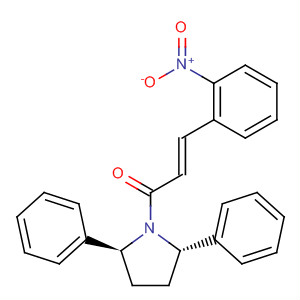 919087-12-0  2-Propen-1-one,1-[(2S,5S)-2,5-diphenyl-1-pyrrolidinyl]-3-(2-nitrophenyl)-, (2E)-