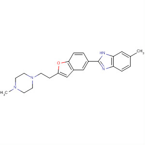 919088-35-0  1H-Benzimidazole,6-methyl-2-[2-[2-(4-methyl-1-piperazinyl)ethyl]-5-benzofuranyl]-