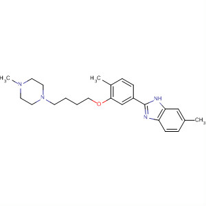 919088-39-4  1H-Benzimidazole,6-methyl-2-[4-methyl-3-[4-(4-methyl-1-piperazinyl)butoxy]phenyl]-