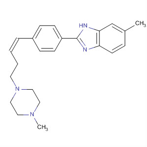 919088-40-7  1H-Benzimidazole,6-methyl-2-[4-[(1Z)-4-(4-methyl-1-piperazinyl)-1-buten-1-yl]phenyl]-