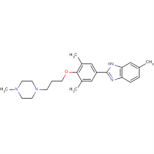 919088-42-9  1H-Benzimidazole,2-[3,5-dimethyl-4-[3-(4-methyl-1-piperazinyl)propoxy]phenyl]-6-methyl-