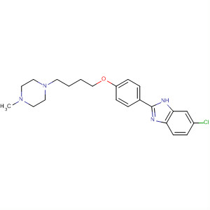919088-59-8  1H-Benzimidazole,6-chloro-2-[4-[4-(4-methyl-1-piperazinyl)butoxy]phenyl]-