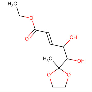 919090-68-9  2-Pentenoic acid, 4,5-dihydroxy-5-(2-methyl-1,3-dioxolan-2-yl)-, ethylester, (2E,4S,5R)-