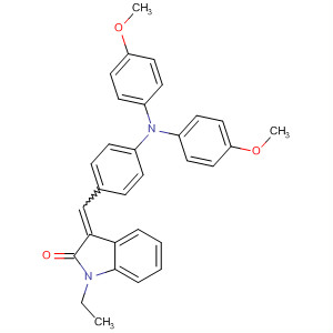 919091-87-5  2H-Indol-2-one,3-[[4-[bis(4-methoxyphenyl)amino]phenyl]methylene]-1-ethyl-1,3-dihydro-